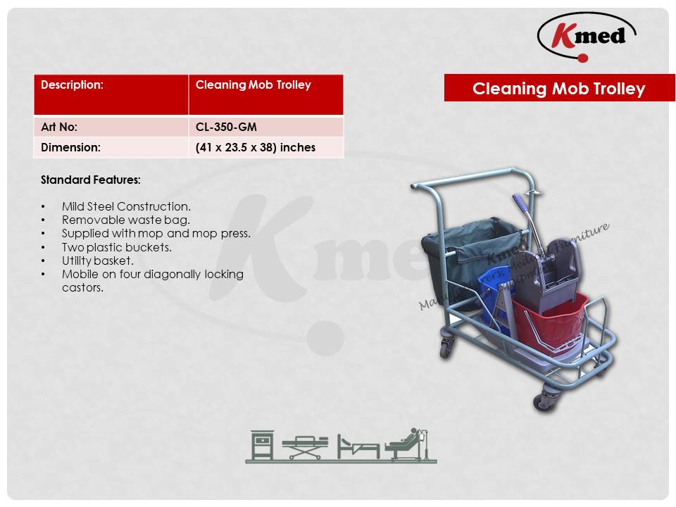 Cleaning Mob Trolley