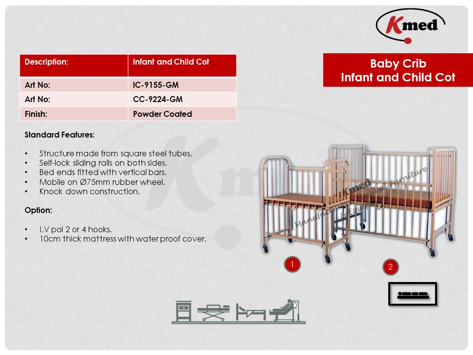 Infant & Child Cot