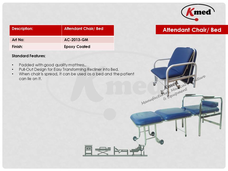 Attendant Chair/Bed-AC-2013