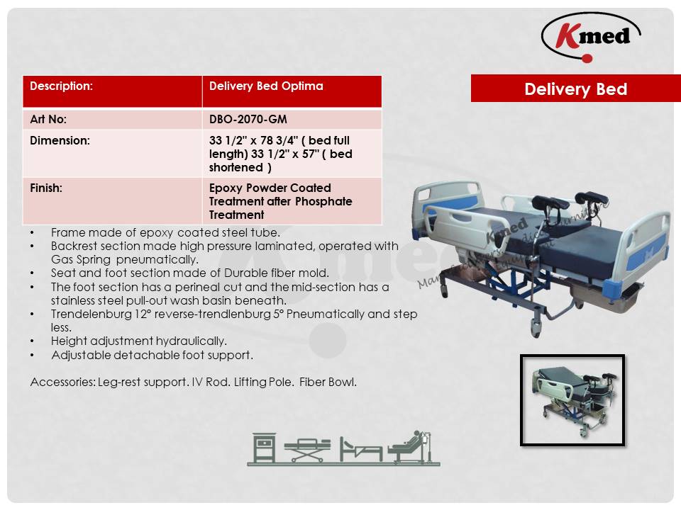 Delivery Bed Optima-DBO-2070