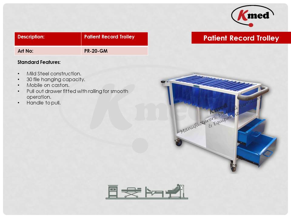 PATIENT RECORD TROLLEY-PR-20