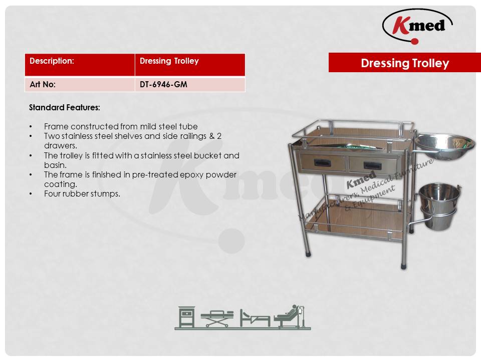 DRESSING TROLLEY-DT-6946