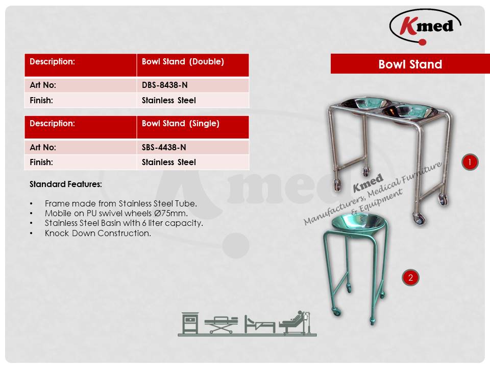 BOWL SATAND DOUBLE-DBS-4438